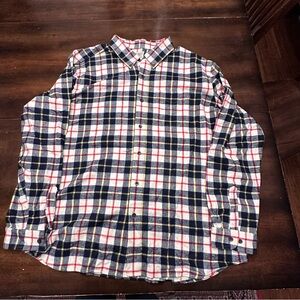 Men’s LL Bean Scotch Plaid Flannel size XXL NEW NWT